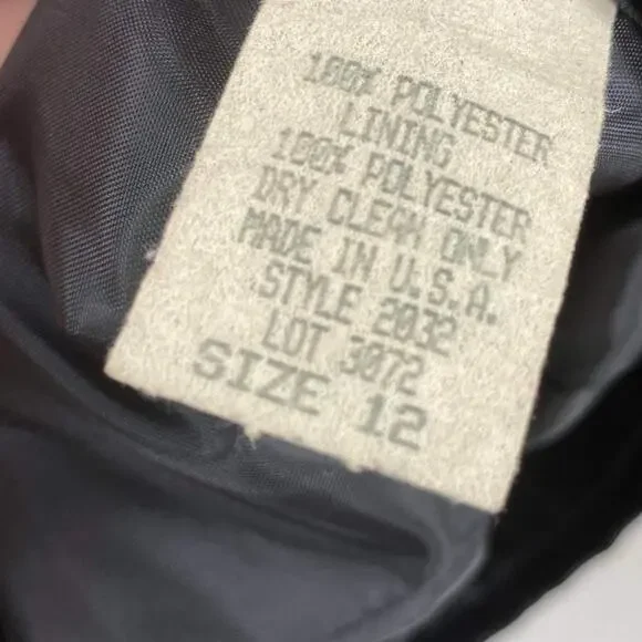 Vintage 1990s Black Blazer Suit Jacket - Picture 2 of 8